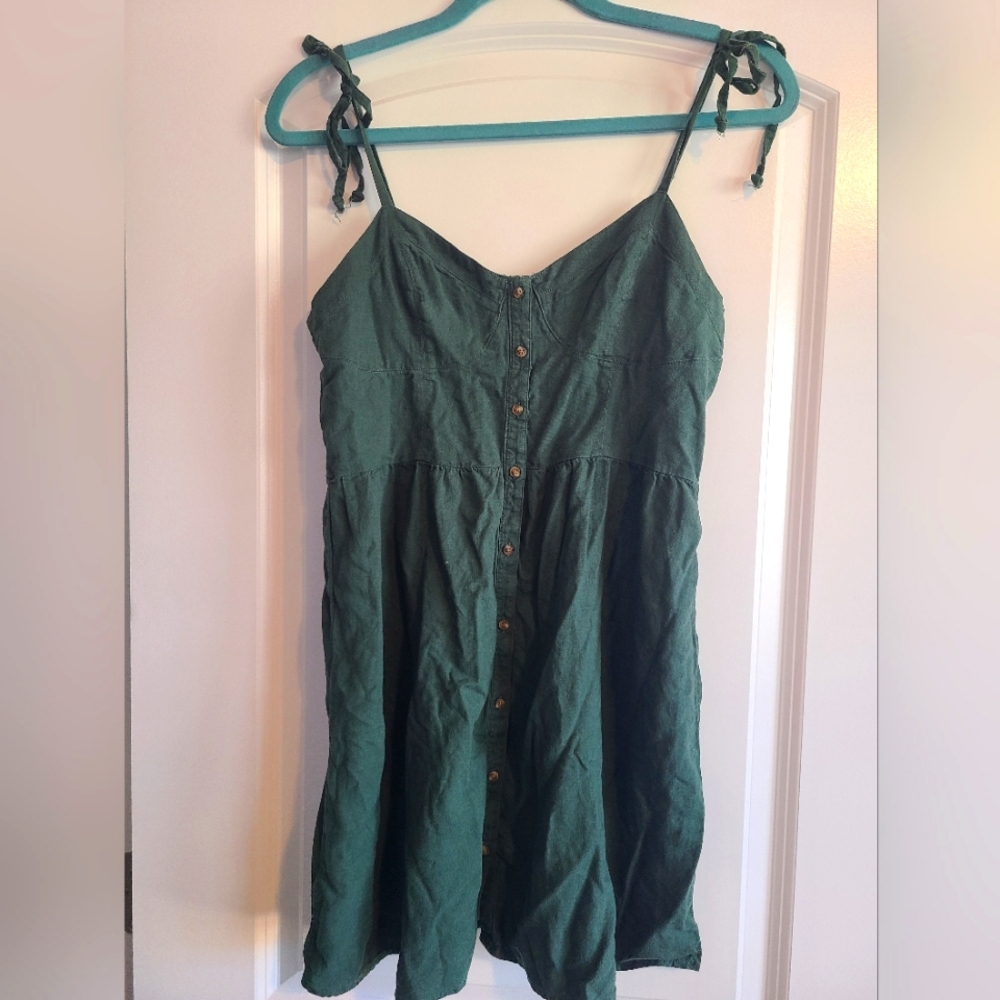 Green Corset Style Dress